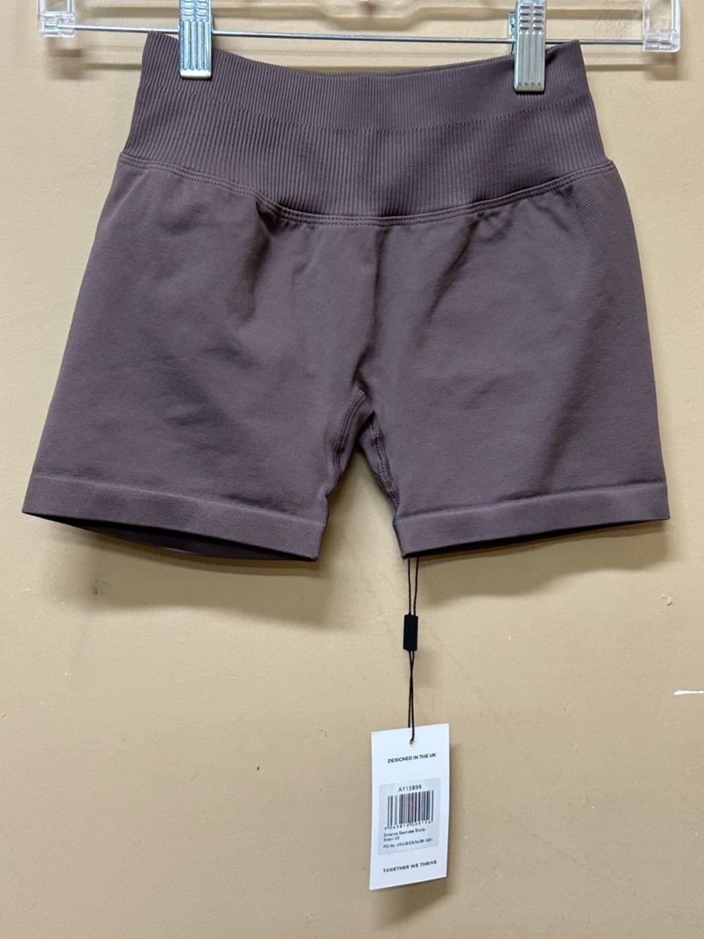 AYBL ENHANCE SEAMLESS Shorts Brown  Size XS NWT
